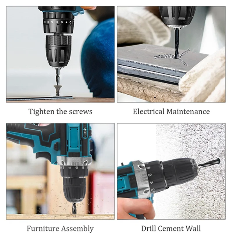 3 в 1 беспроводная ударная дрель с аккумулятором 88 | Инструменты