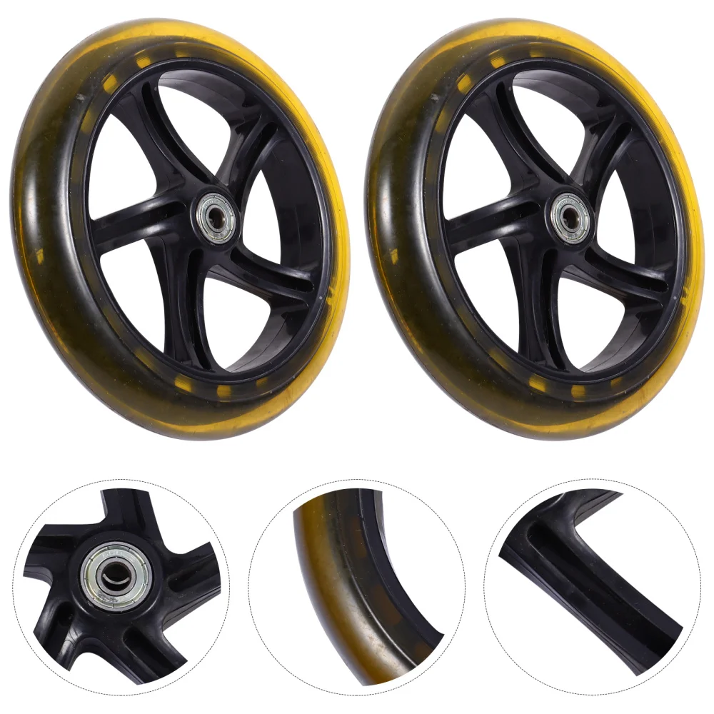 Details about   1 Pc Wear Resistant Stunt Scooter Wheel High Elastic Hub Bearings Skate Wheels 