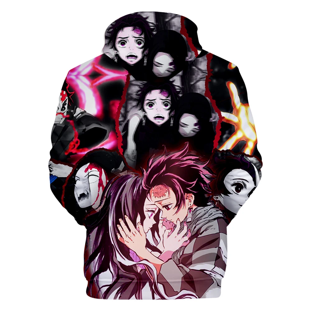 Горячая личность 3D прибытие Demon Slayer Kimetsu no Yaiba толстовки Толстовка модный дизайн для мужчин/мальчиков осень зима толстовка