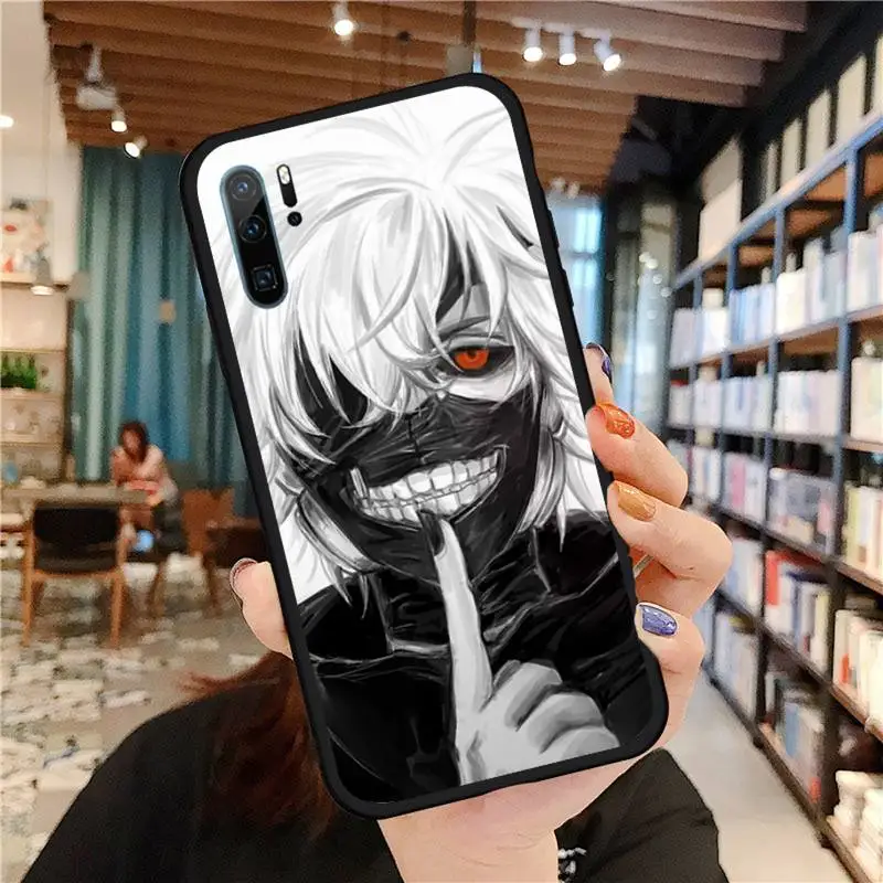 

Tokyo Ghoul Anime Kaneki Ken Phone Case For Huawei honor 10 i lite 8x P 20 30 40 lite pro smart 2019 nova 5t mate 20 pro coque