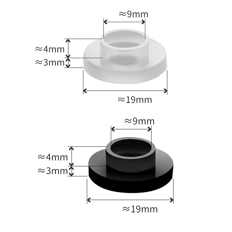 10/20 шт./компл. 1/2 &quotрезиновое кольцо Силиконовое PTFE плоское уплотнительное для