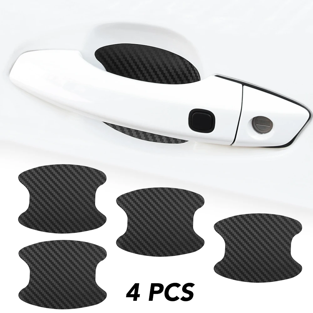 Carbon fiber Car Door Handle Sticker For Lada Kalina Priora Niva Vaz Granta Samara 2110 2114 Largus 2109 2115 2112 110 2105 | Автомобили и