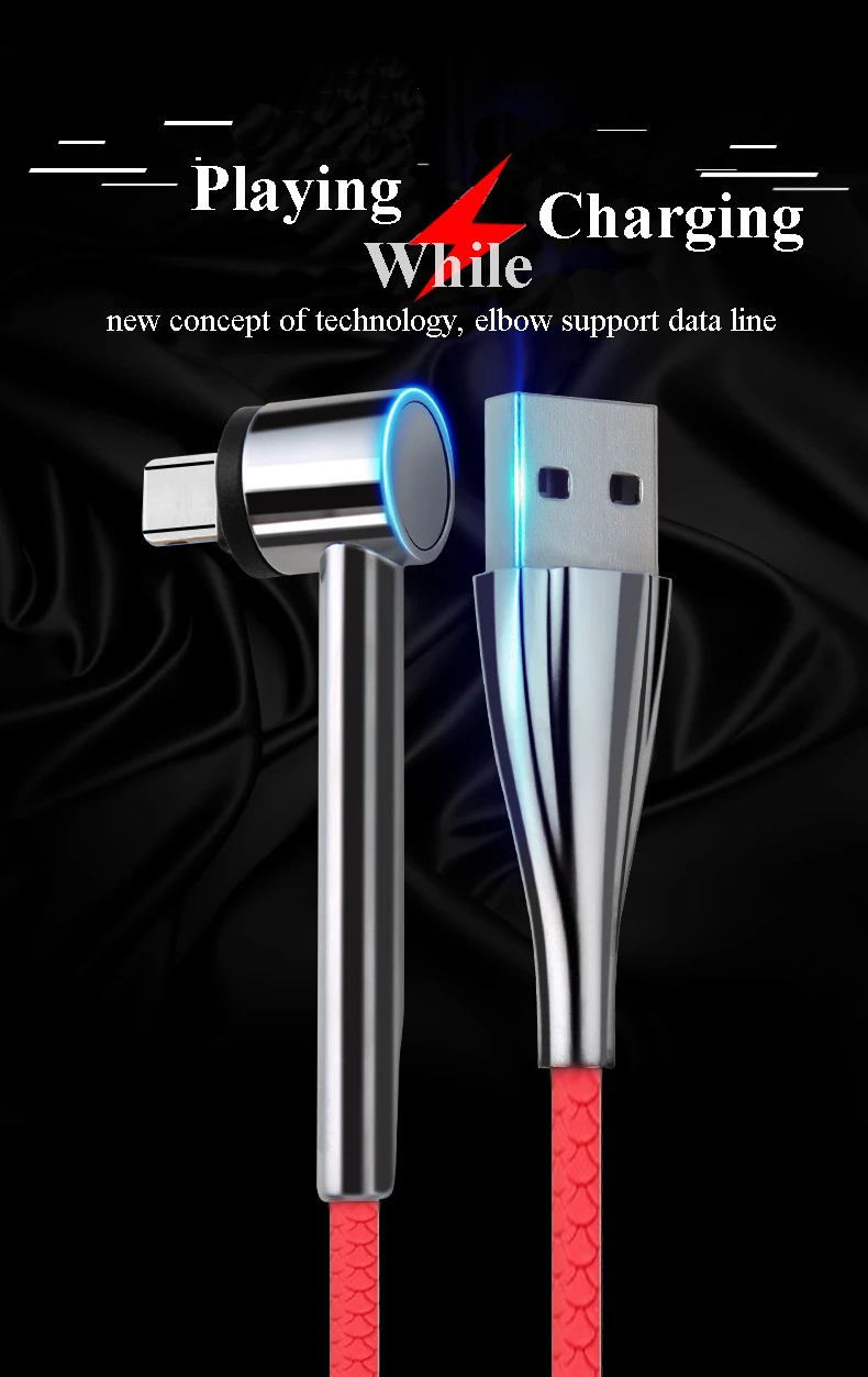 Кабель NATTHSWE 90 градусов типа C для быстрой зарядки USB C кабель 3,1 для игр LeEco Le Pro3 LG htc L shape Tipo C кабель для передачи данных 3A