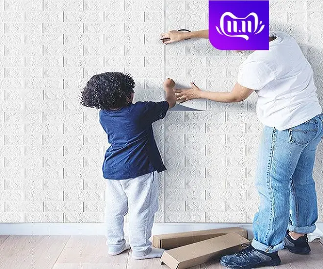 

3D PE Foam Wall Stickers White Brick Waterproof DIY Home Room Decor For TV Walls Sofa Background Wall Decor 70x77cm