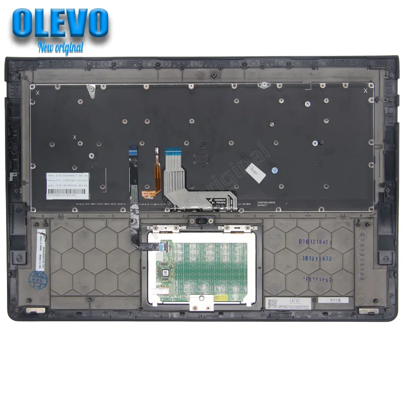 Верхний корпус для рук с итальянской подсветкой клавиатуры тачпадом Lenovo Ideapad Yoga