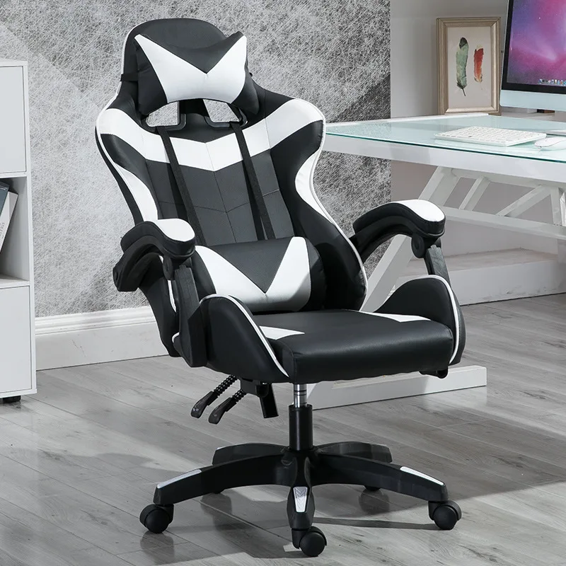 

WCG Gaming Chair with Footrest Lift Up Game Chair High Quality Ergonomic Computer Home Furniture DNF LOL Office Chair