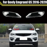 car front headlight lens glass auto shell headlamp lampshade lamp cover lampcover for geely emgrand gs 2016 2017 2018 2019 2020