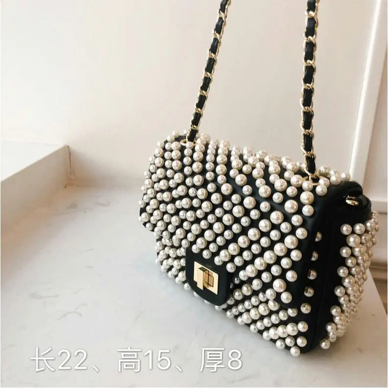 2019 Новый много жемчужным бисером роскошные сумки в руку женские дизайнерские