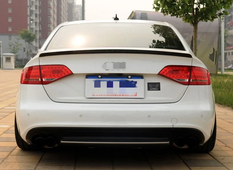 

For Audi A4L B8 B9 Spoiler new style ABS Plastic Tail Wing Primer Color Rear Spoiler 2009 2010 2011 2012 2013 2014 2015 2016