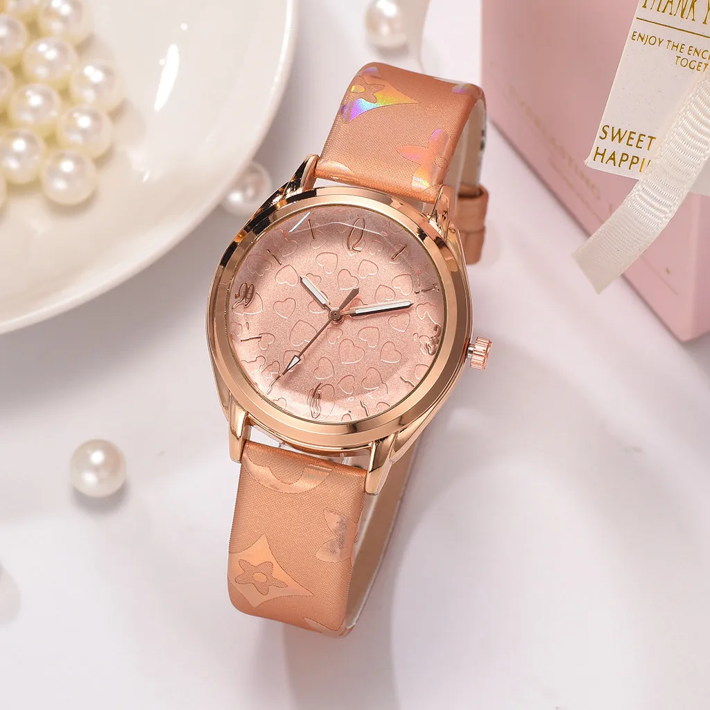 Новинка Простые женские часы тенденции моды кварцевые милые девушки