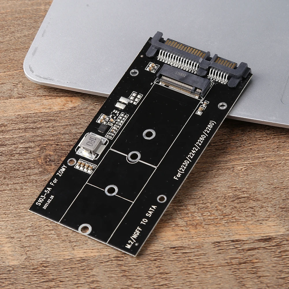 B Ключ M.2 NGFF SSD к 2.5in SATA конвертеру адаптера карты 2230-2280 поддержка Размер Тип 2230 2242