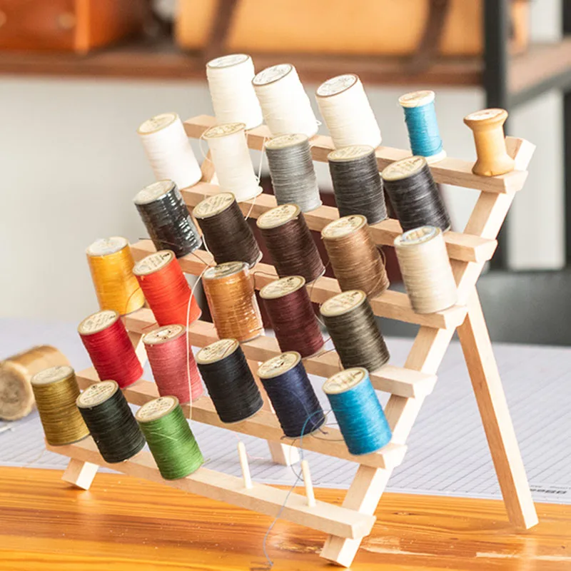 Складная деревянная рейка с катушками для шитья стеганая вышивка E2S | Дом и сад