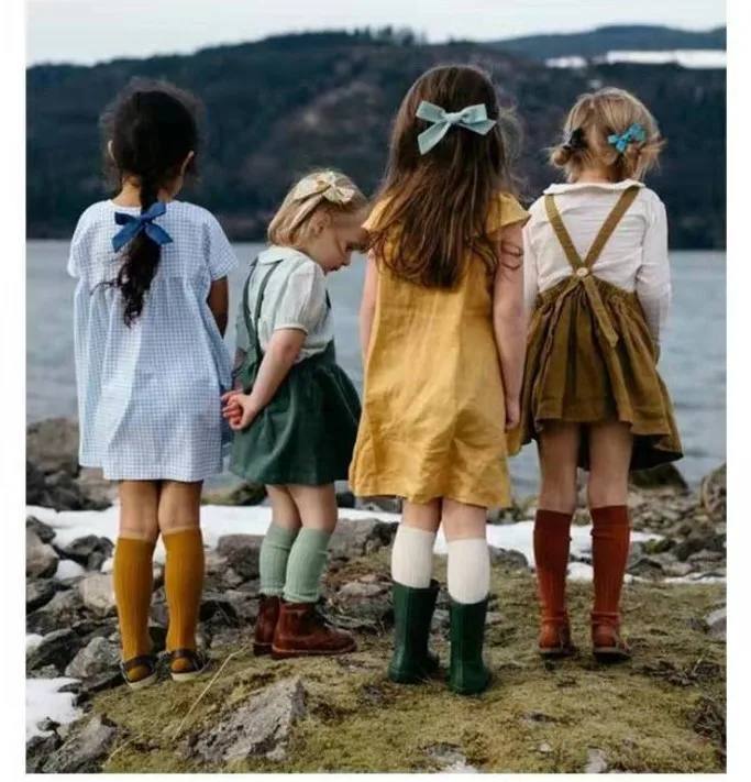 3 пар/лот осенне зимние носки для новорожденных мальчиков и девочек гольфы