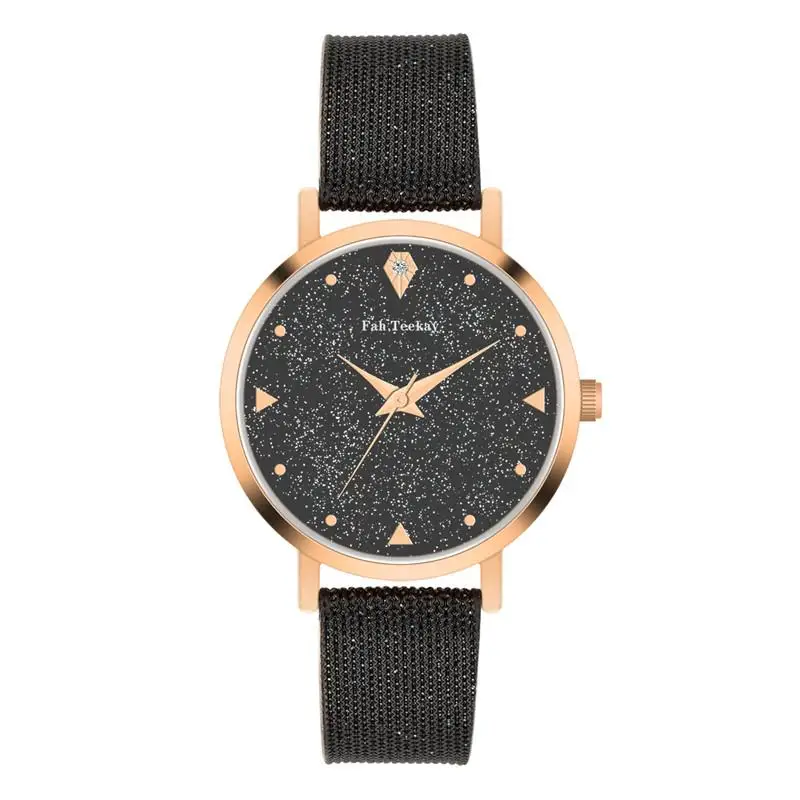 

Black Starry Sky Luxury Women Fashion Watches 2020 Qualities Gypsophila Ladies Wristwatches Woman Quartz Leather Watch Clock