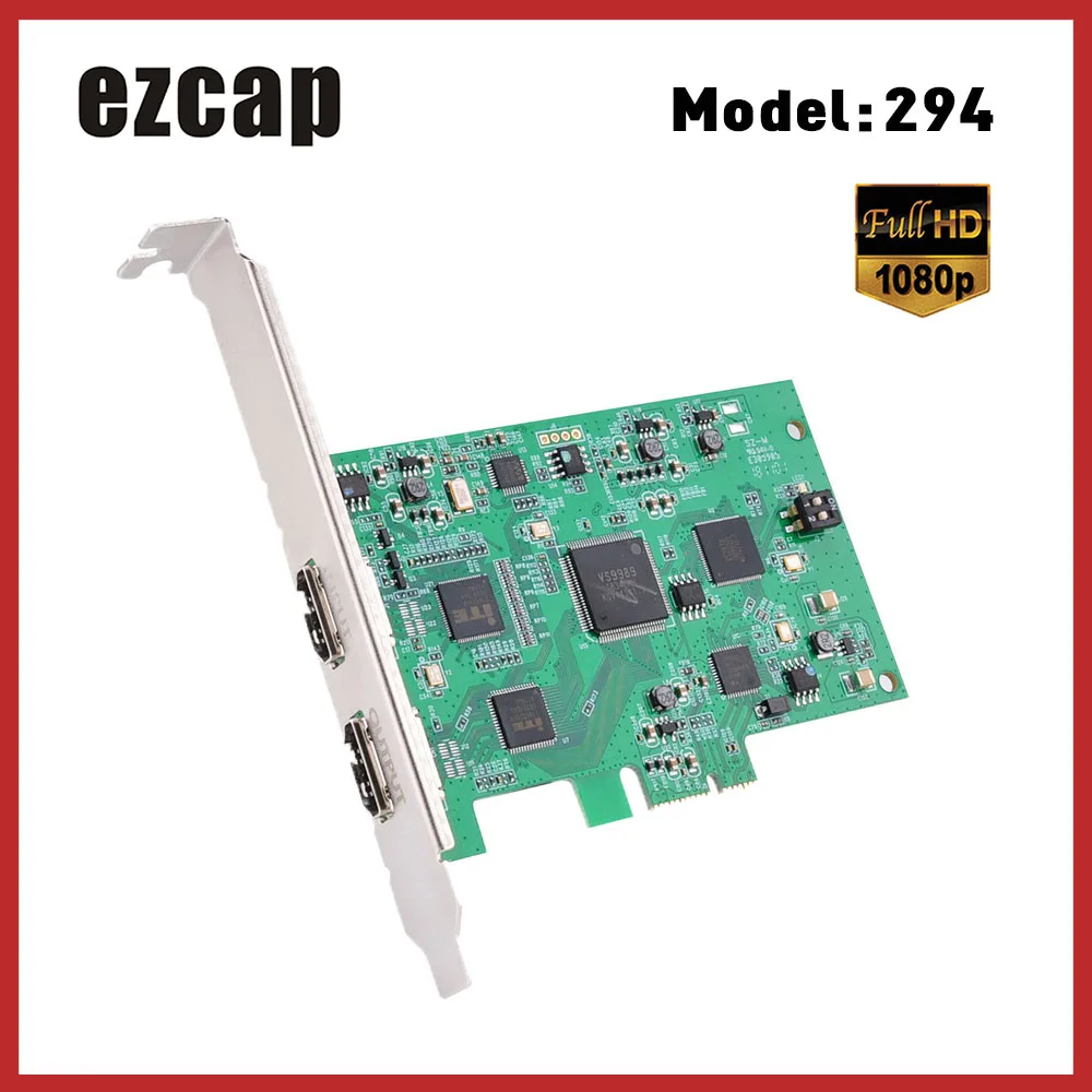 

Ezcap294 PCI-E HD карта видеозахвата PCI Express 1080P 60FPS HD карта захвата для игр, встреч, прямых трансляций