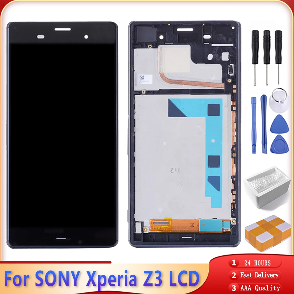 5 2 ''Оригинальный OEM для SONY Xperia Z3 D6603 D6633 D6653 L55T ЖК дисплей дигитайзер с сенсорным