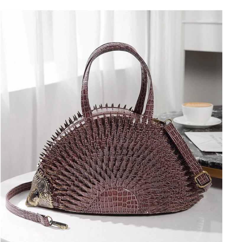 Новинка 2019 стильная женская сумка с ежиком Индивидуальная на одно плечо