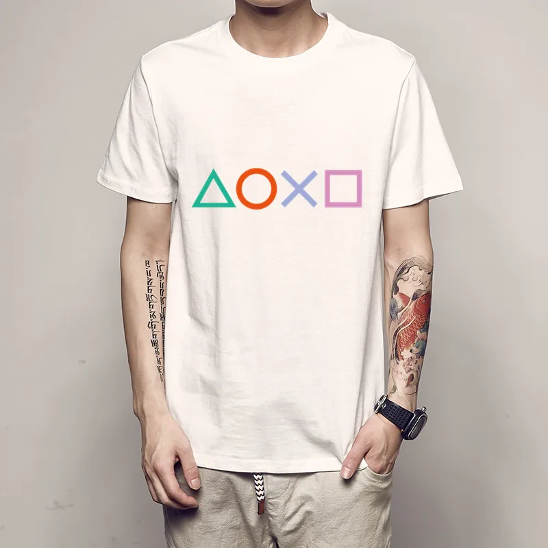 Skipoem забавная футболка Сальвадор Дали солнцезащитных арт PS1 PS2 PS3 PS4 о-образный