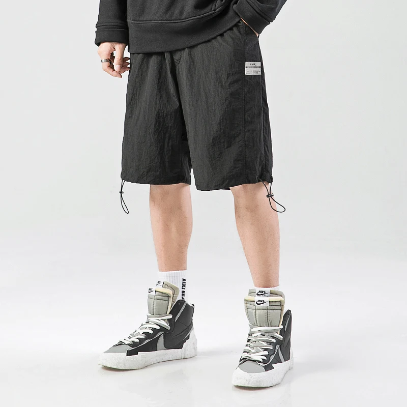 SingleRoad мужские шорты в стиле хип хоп Японская уличная одежда однотонные