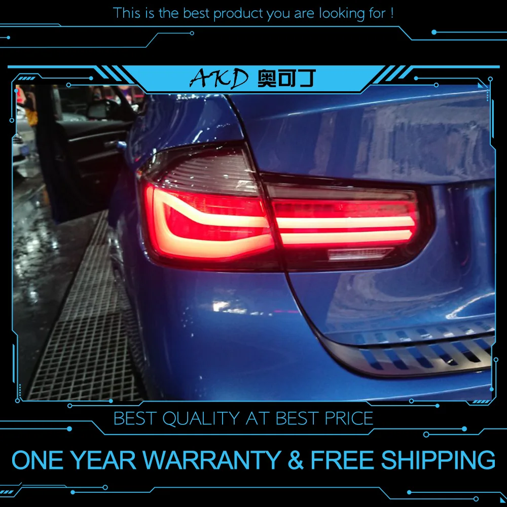 

AKD Car Styling Taillights for BMW 3 series F30 F35 318i 320i 330i 340i LED Tail Light DRL Tail Lamp Turn Signal Rear Reverse