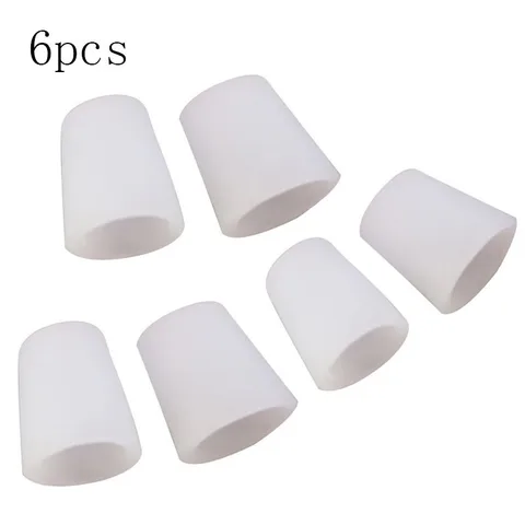 Прозрачные силиконовые разделители для пальцев ног 6 шт.