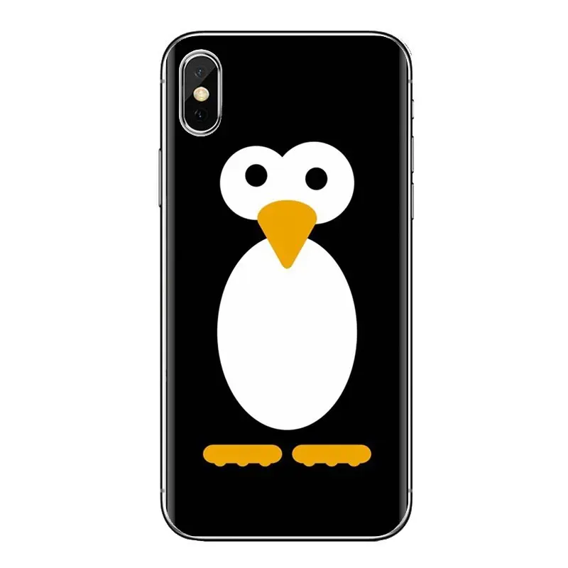 Чехол для iPhone XS Max XR X 4 4s 5 5S 5C SE 6 6S 7 8 Plus samsung Galaxy J1 J3 J5 J7 A3 A5 Пингвин Мопс Собака