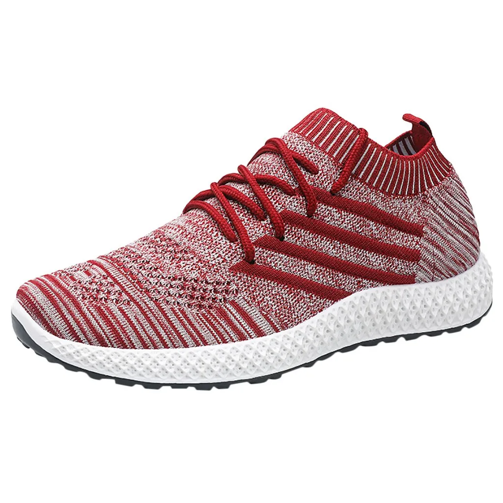 Мужские кроссовки SAGACE повседневные Модные сетчатые дышащие на плоской мягкой