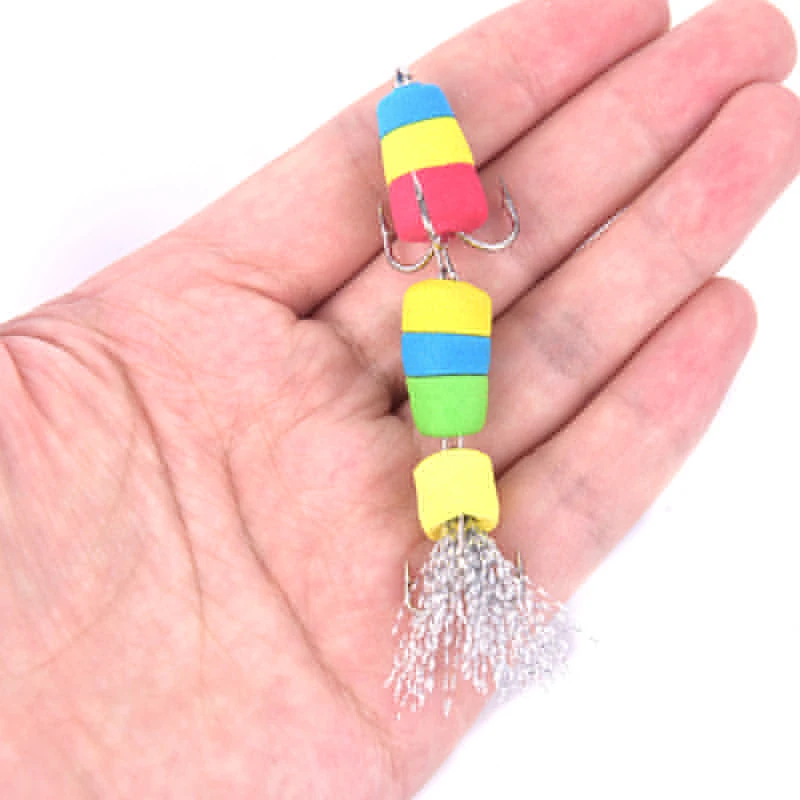 4 шт./компл. Мягкая приманка в виде насекомых плавающие приманки воблер для окуня