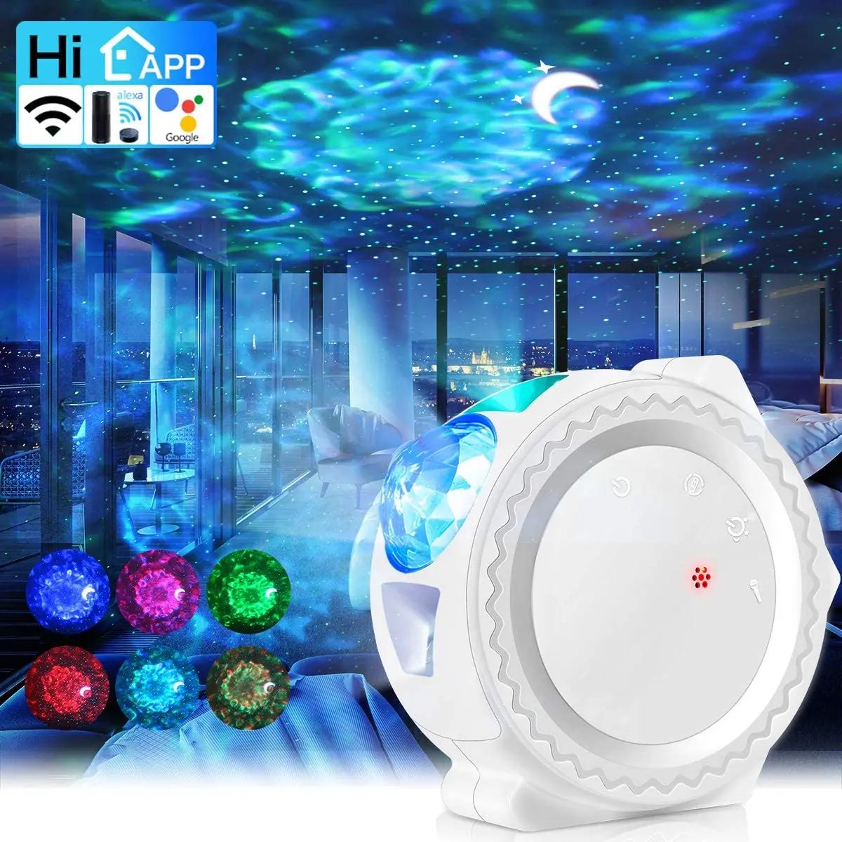 

2022 New Sky Galaxy Projector LED Night Light For Home Bedroom Decor Smart Life Light Romantic Projection Lamp Gift