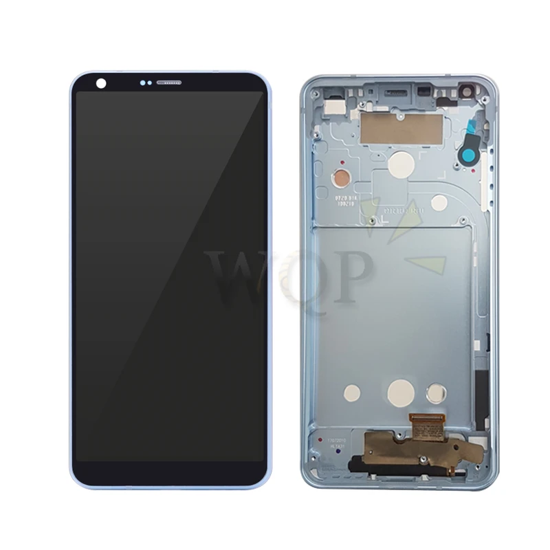 Для LG G6 ЖК-дисплей кодирующий преобразователь сенсорного экрана в сборе экран для замены для телефонов LG H870 H873 VS998 экран с рамкой ремонтные Запчасти