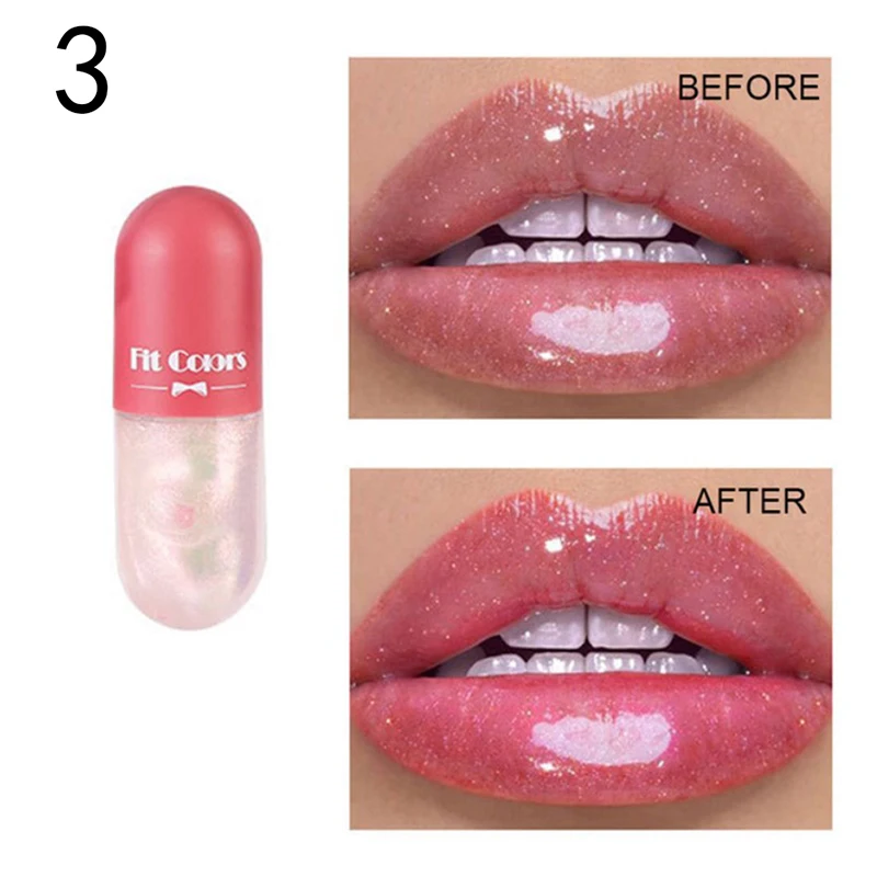 

Crystal Lip Gloss Capsules Glossy Moisturizing Lip Oil Lip Gloss Beauty Makeup Liquid Lipstick Care