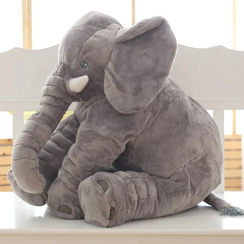

Плюшевые игрушки Kawaii, подушка в виде слона, мягкие набивные игрушки для младенцев, для сна, для детей, для девочек, мальчиков, кукла, игровой м...