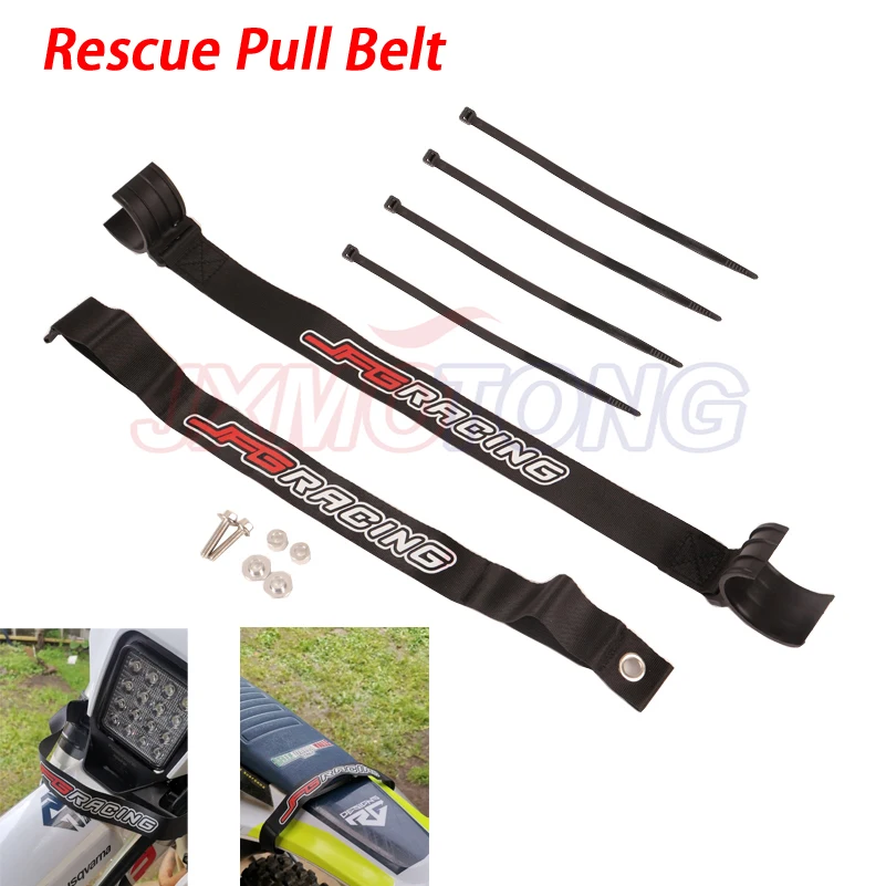 

Front Rear Motorcycle Rescue Strap Pull Sling Belt Leashes For KTM 250 350 400 450 500 XCF XCW XCFW SXF EXCF EXC SMR