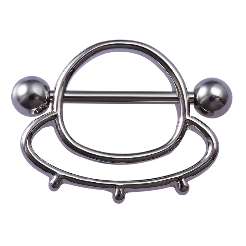 2 шт. сексуальное кольцо для пирсинга штанга щиток кольца из нержавеющей стали