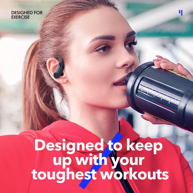 Kowkaka Bluetooth 5 0 наушники беспроводные стерео светодиодный дисплей свободные руки Спортивная гарнитура