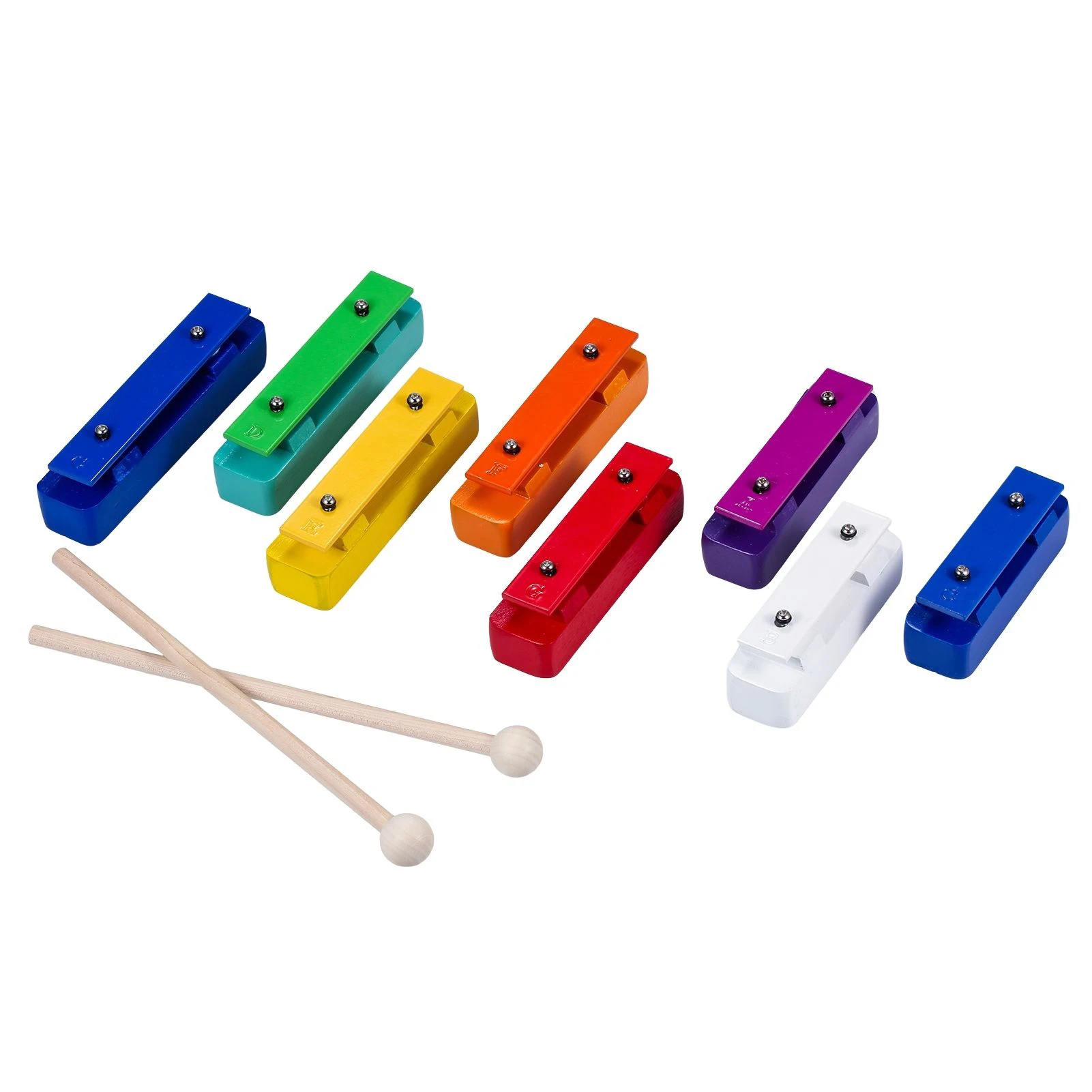 Цветные 8 ми NoteGlockenspiel ксилофон цветные колокольчики комплект перкуссионные