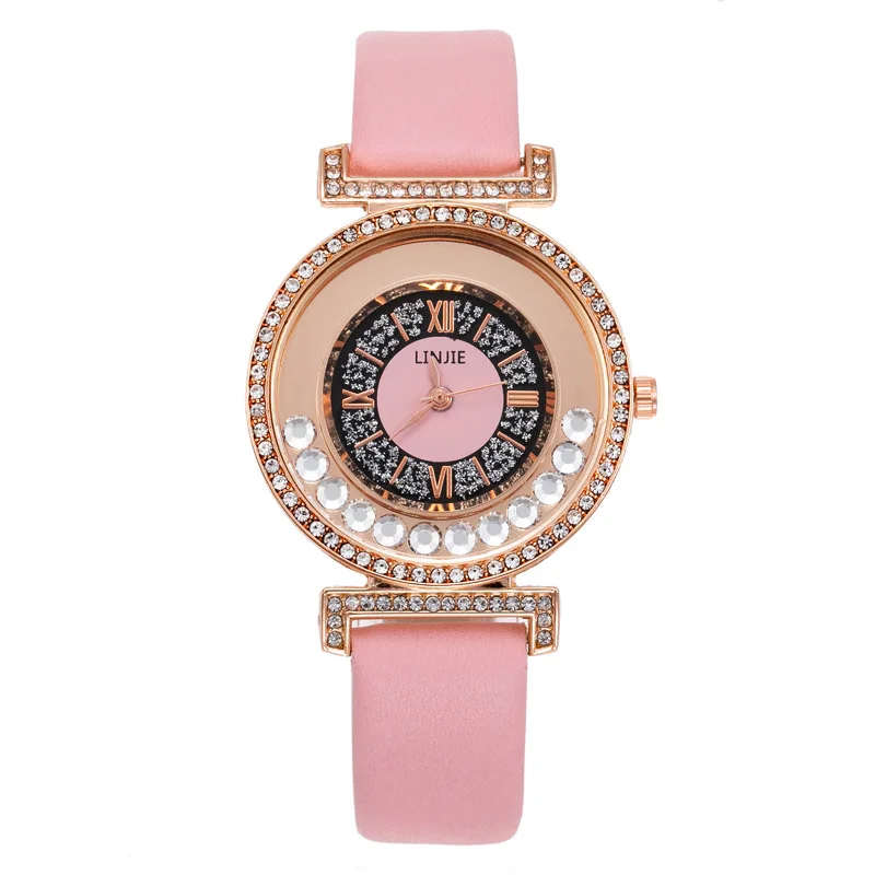 

FACEINS Women's Watches Band Bracelet Watch Luxury Female Crystal Quartz Watch Round Strap Temperament Dress Watches Clock
