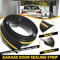 1 5m pvc rubber seal strip garage door bottom seal weather stripping electric door bottom seal water noise seal bumper strip