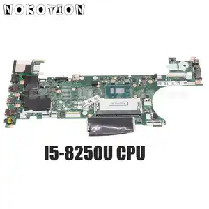nokotion for lenovo thinkpad t480 laptop motherboard 01yr328 01yu851 et480 nm b501 main board i5 8250u cpu ddr4 free global shipping