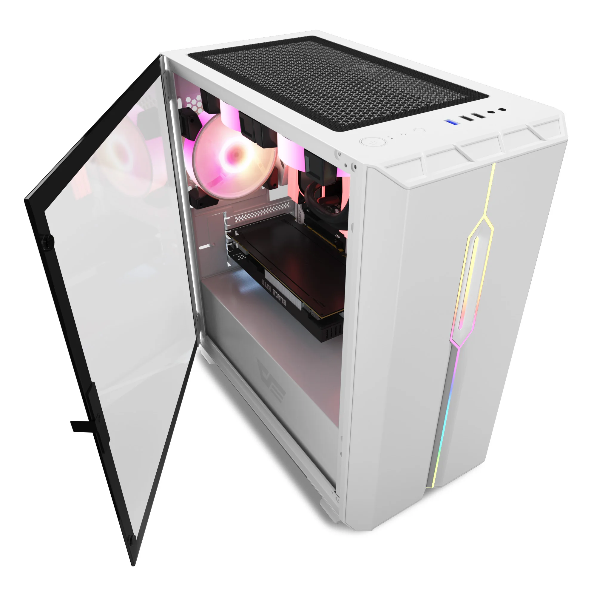 Чехол для настольного компьютера Aigo DLM23 gabinete pc gamer completo small mini matx/itx с водяным