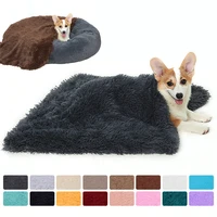fluffy plush dog blanket pet sleeping mat cushion mattress extra soft warm pet throw blankets for small medium large dogs cats