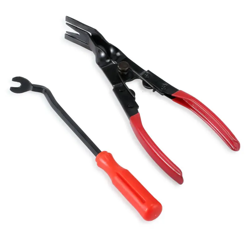 

2Pcs Car Door Panel Pliers Trim Tool 23cm/ 9.06" (Clip Pliers) Fastener