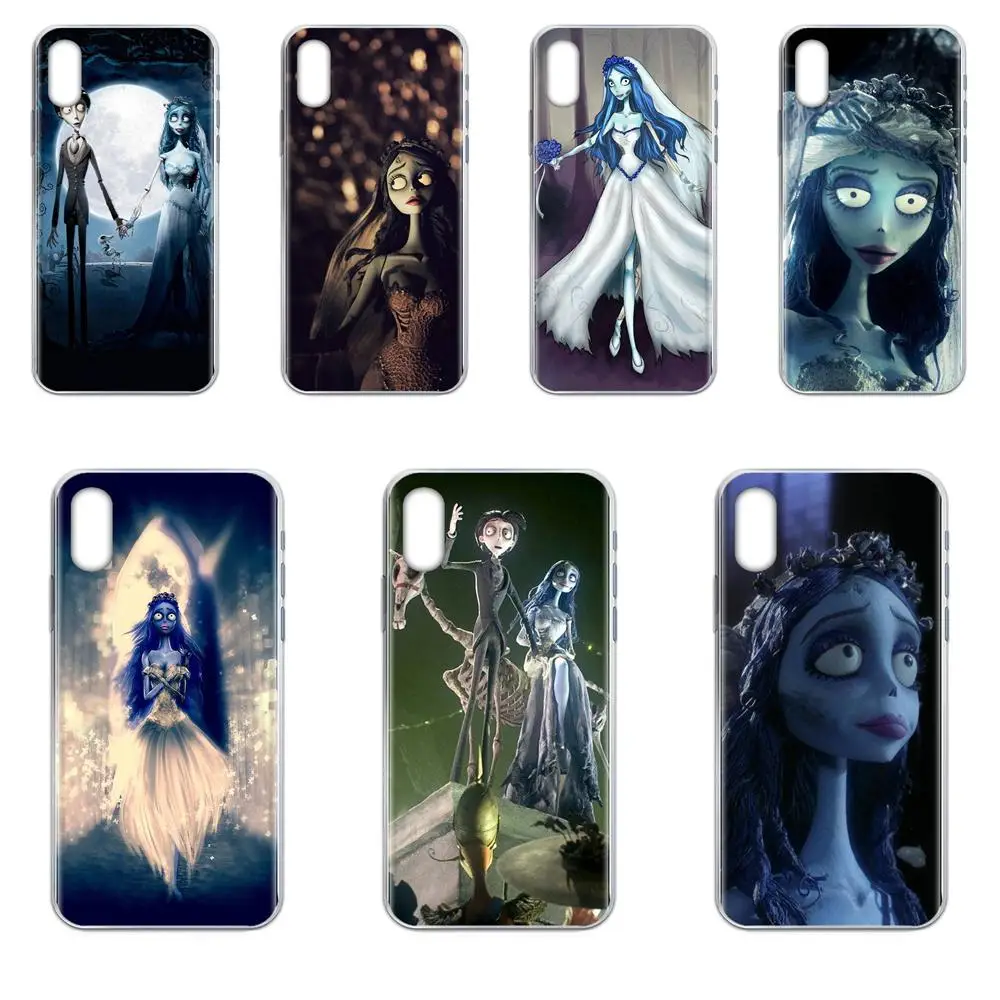 Мягкие чехлы из ТПУ премиум класса Tim Burton Corpse Bride для Sony Xperia Z Z1 Z2 Z3 Z4 Z5 compact Mini M2 M4 M5 T3