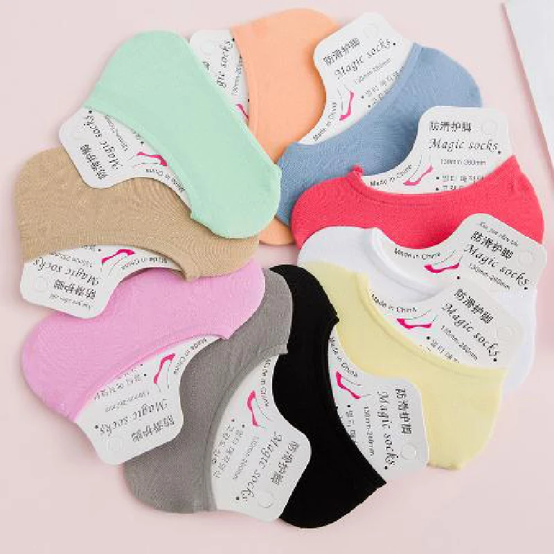 10 пар смешные короткие носки Ультра тонкие яркие цвета оригинальные мягкие