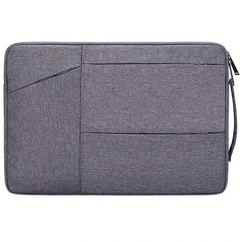 GOOJODOQ чехол для ноутбука, сумка для ноутбука, чехол для Macbook Air 11 13 12 14 15 13,3 15,4 15,6 Для lenovo ASUS/Surface Pro 3 Pro 4 - Цвет: Darkgray with handle