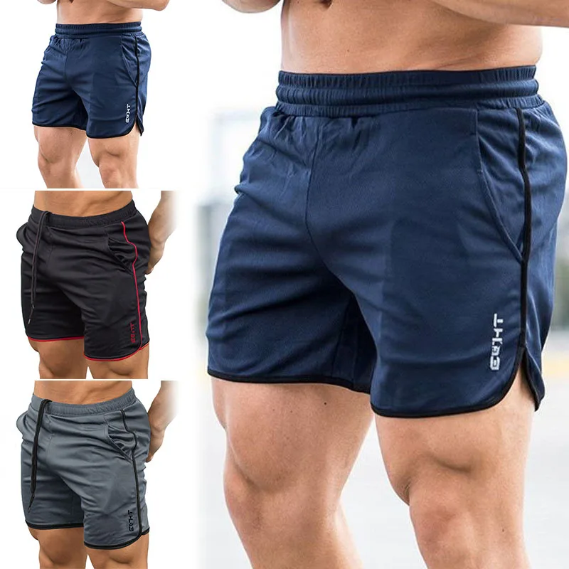 Fitness Shark Summer Jogger Shorts Men Patchwork Running Sports Workout Quick Dry Training Gym Athletic 2021 | Спорт и развлечения