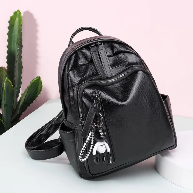 

2019 Newest Fashion Women Backpack Backpack School Bags School Solid Backpack Travel Mochila Teenager Backpack