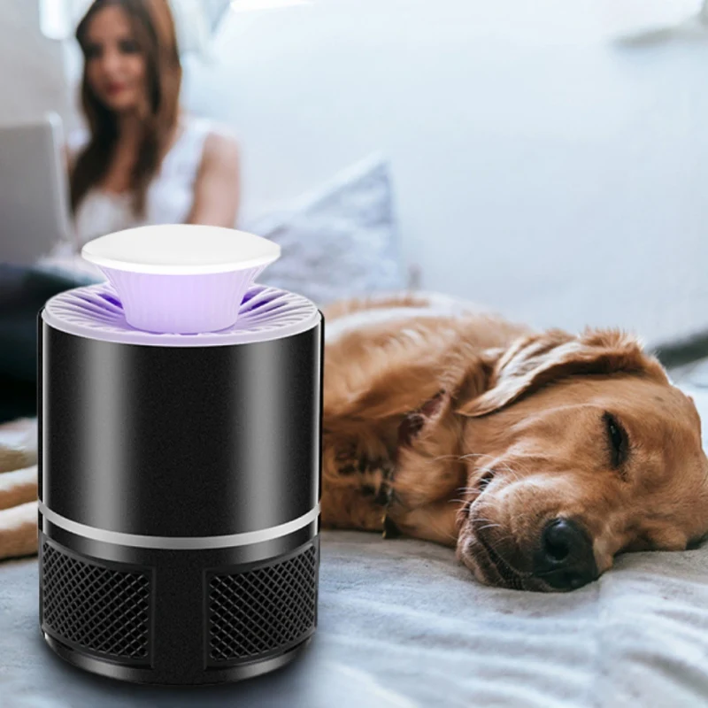 

Hot USB 5V LED Light Mosquito Killer Ultraviolet Night Light Anti Mosquito Repeller Light Fly Pest Trap Lamp Mute Home