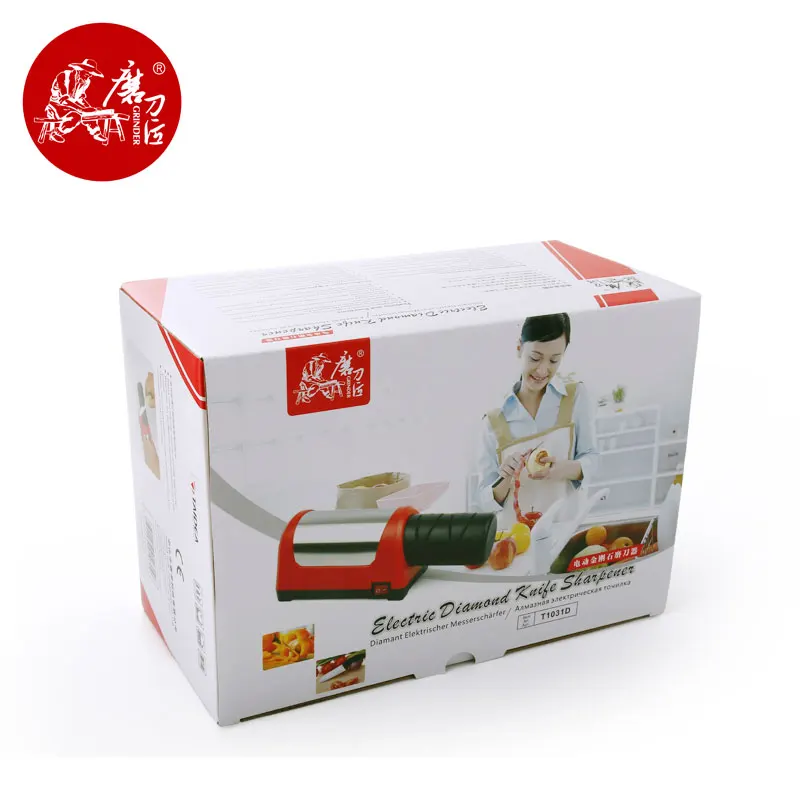 TAIDEA T1031D Двухступенчатая (алмазная и керамическая) кухонный нож 2 слота