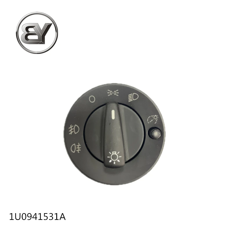 

BTAP Car Headlight Switch Knob Button For OCTAVIA 1U0941531A